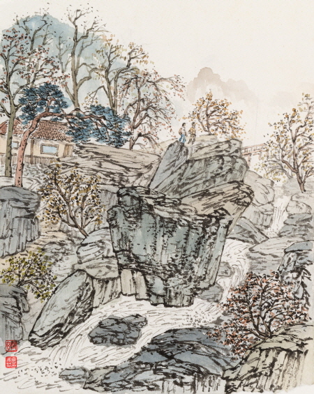 수현 김수화 산수화 展